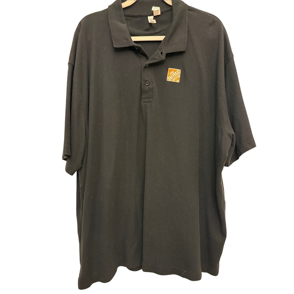 Home Depot Men's  Black Polo Shirt Size 3XL  NWOT